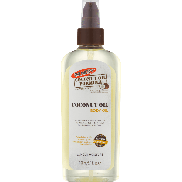 BODY OIL COCONUT OIL FORMULA PALMERS 150 ml - Beauty Fair Cosmetics