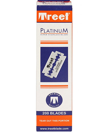 Treet Platinum Super Stainless Cuchillas 200Pcs (20X10)